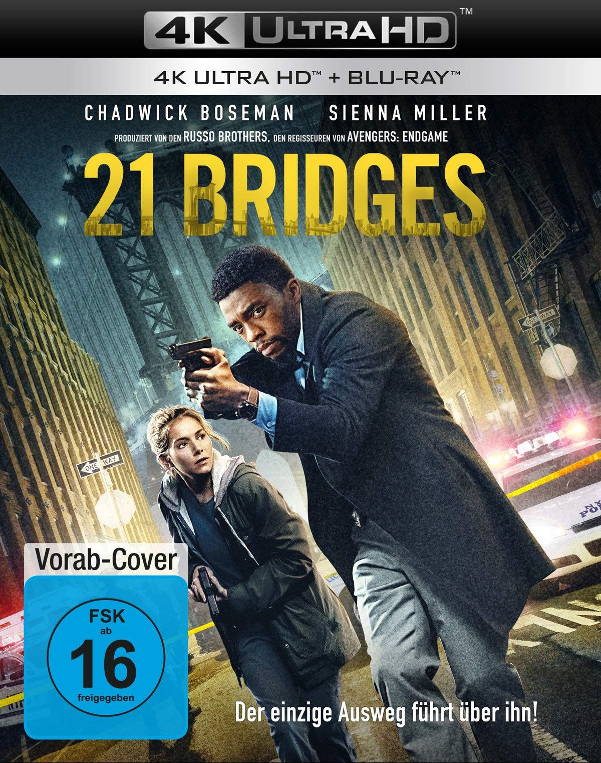 فيلم 21 Bridges 2019 4K BluRay مترجم اون لاين