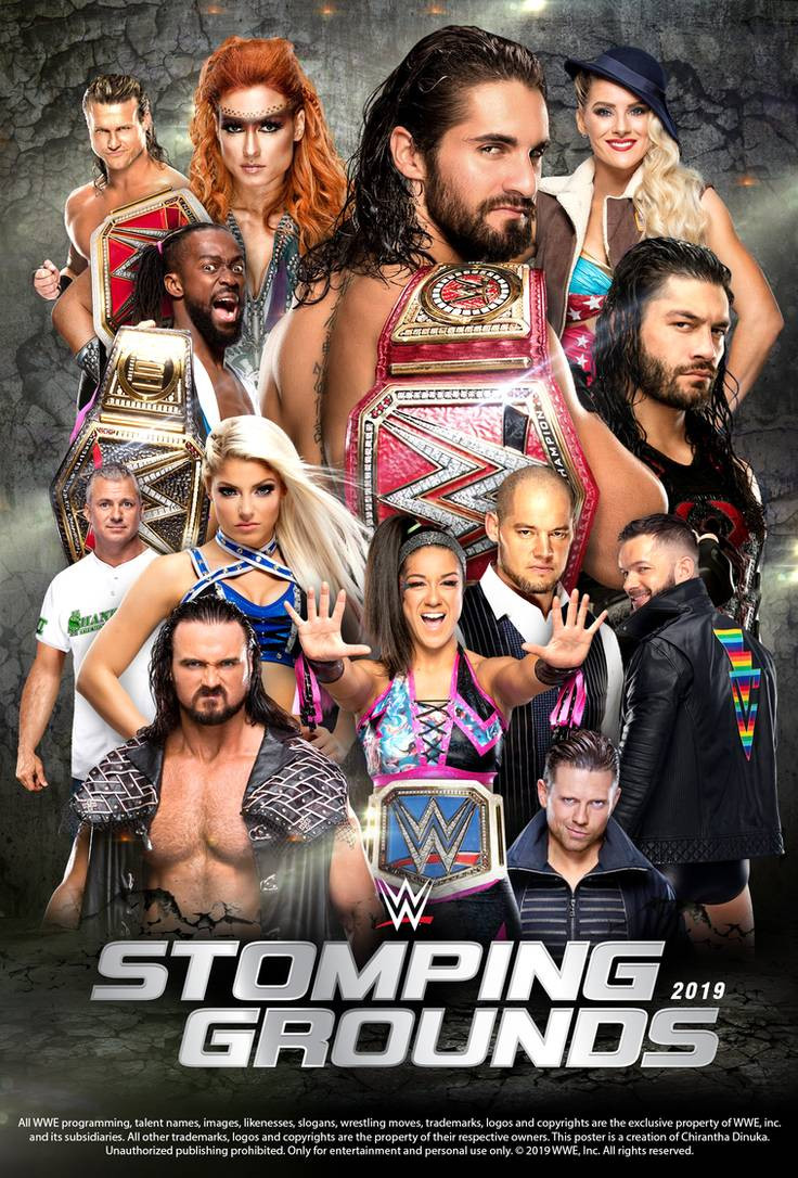 عرض WWE Stomping Grounds 2019 مترجم