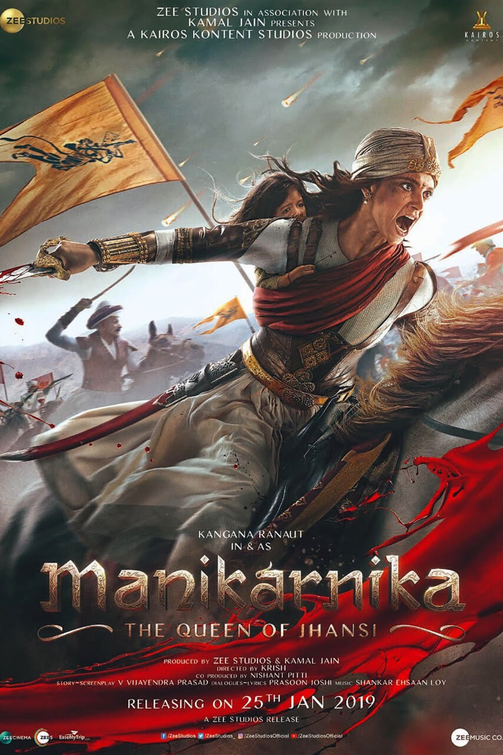 فيلم Manikarnika: The Queen of Jhansi 2019 مترجم اون لاين