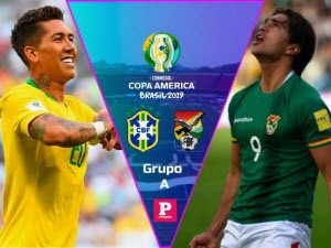 مباراة البرازيل و بوليفيا HD كاملة تعليق عصام الشوالي