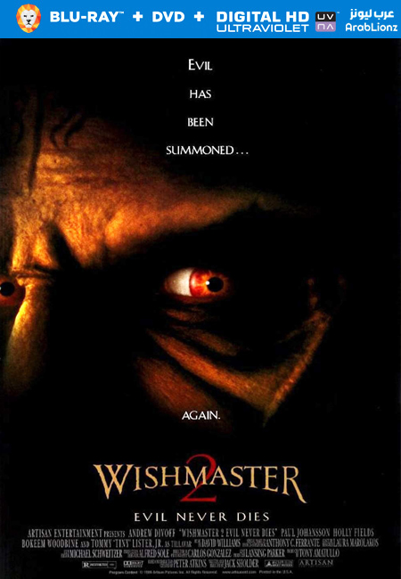مشاهدة فيلم Wishmaster 2 Evil Never Dies 1999 مترجم اون لاين