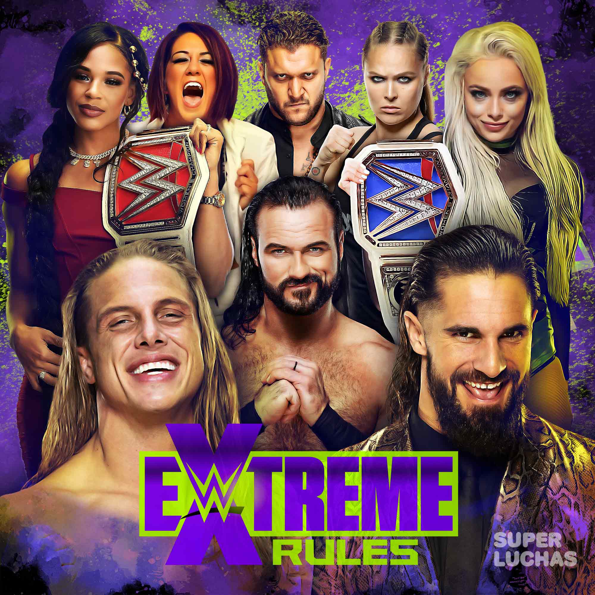 مشاهدة عرض اكستريم رولز WWE Extreme Rules 2022 بالتعليق العربي