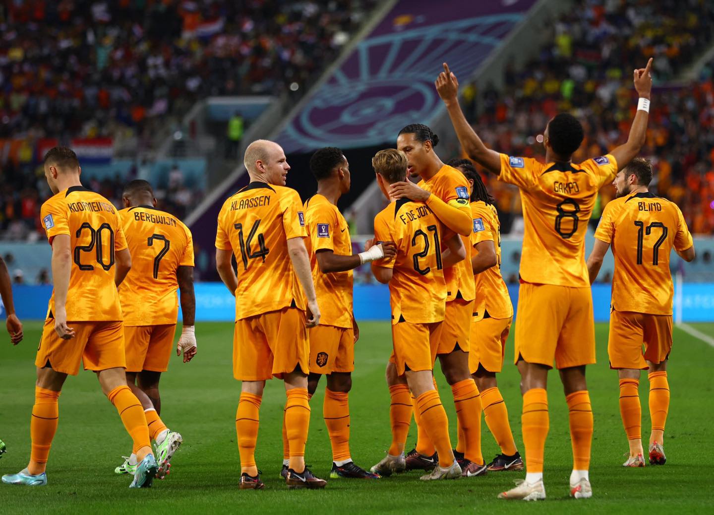 اهداف لقاء هولندا × الاكوادور في كأس العالم 2022 قطر بتعليق عامر الخوذيري