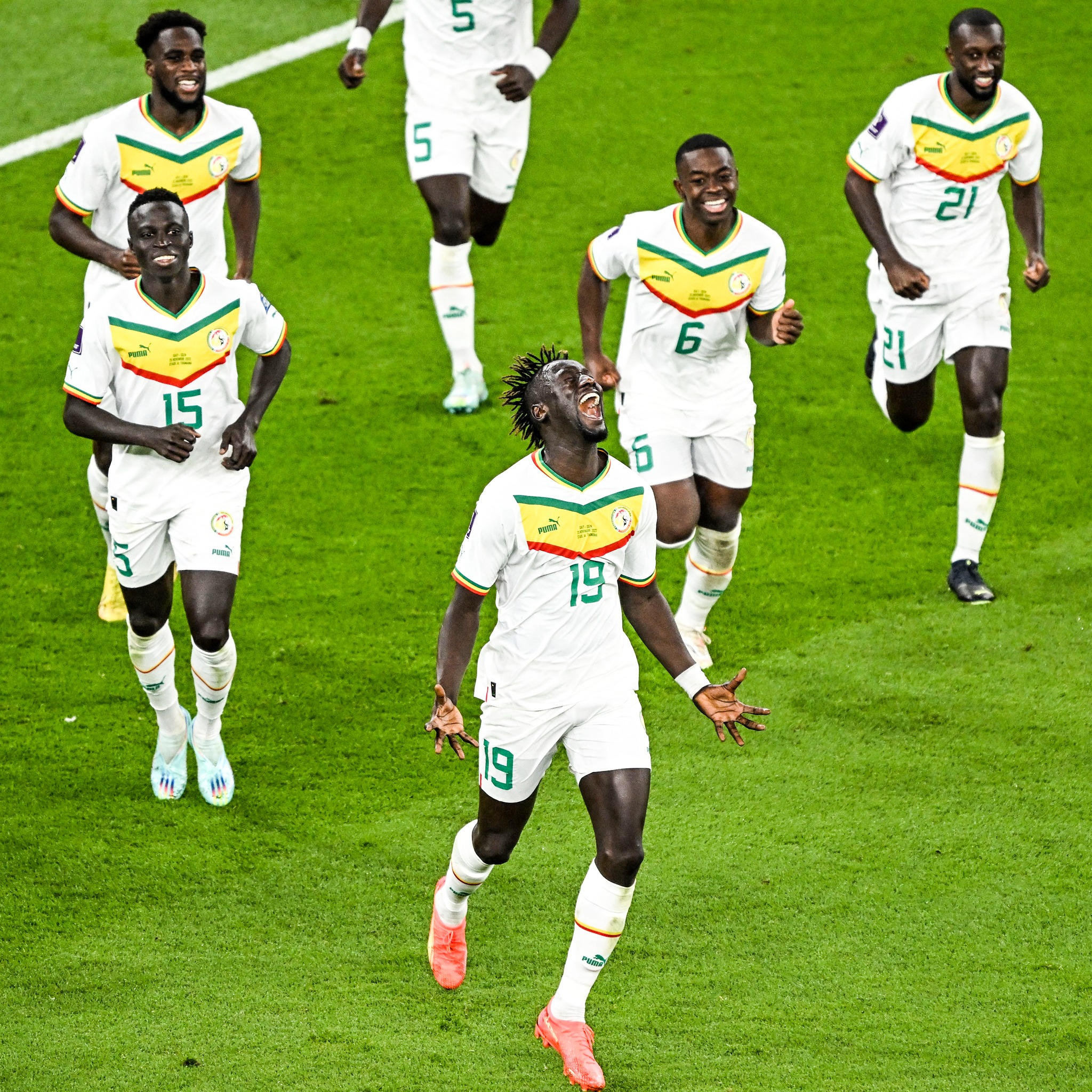 اهداف لقاء قطر × السنغال في كأس العالم 2022 قطر بتعليق حسن العيدروس