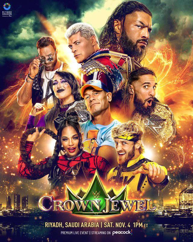 مشاهدة عرض كراون جول WWE Crown Jewel 2023 مترجم اون لاين